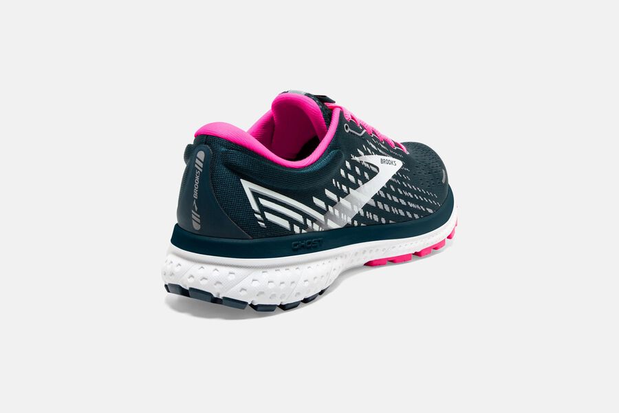 Brooks Israel Ghost 13 Road Running Shoes Womens - Navy/Pink - SGV-695172